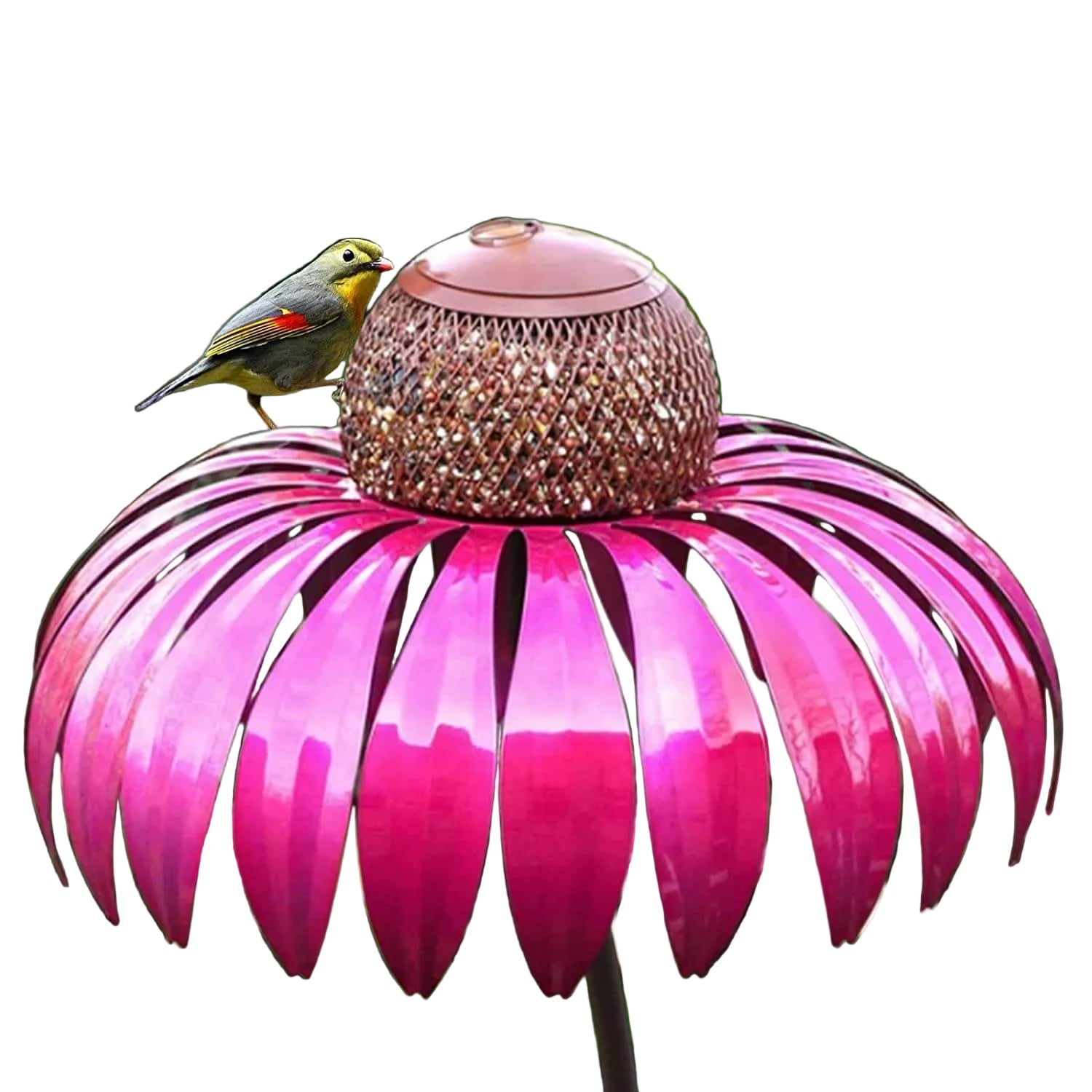 Vogelhuisje Bloemvormig voor Tuin Decoratie 0