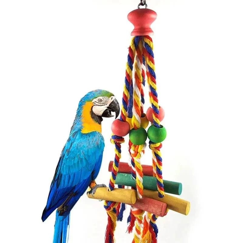 Vogelspeelgoed Kauwspeeltje voor Papegaaien en Kleine Vogels 1