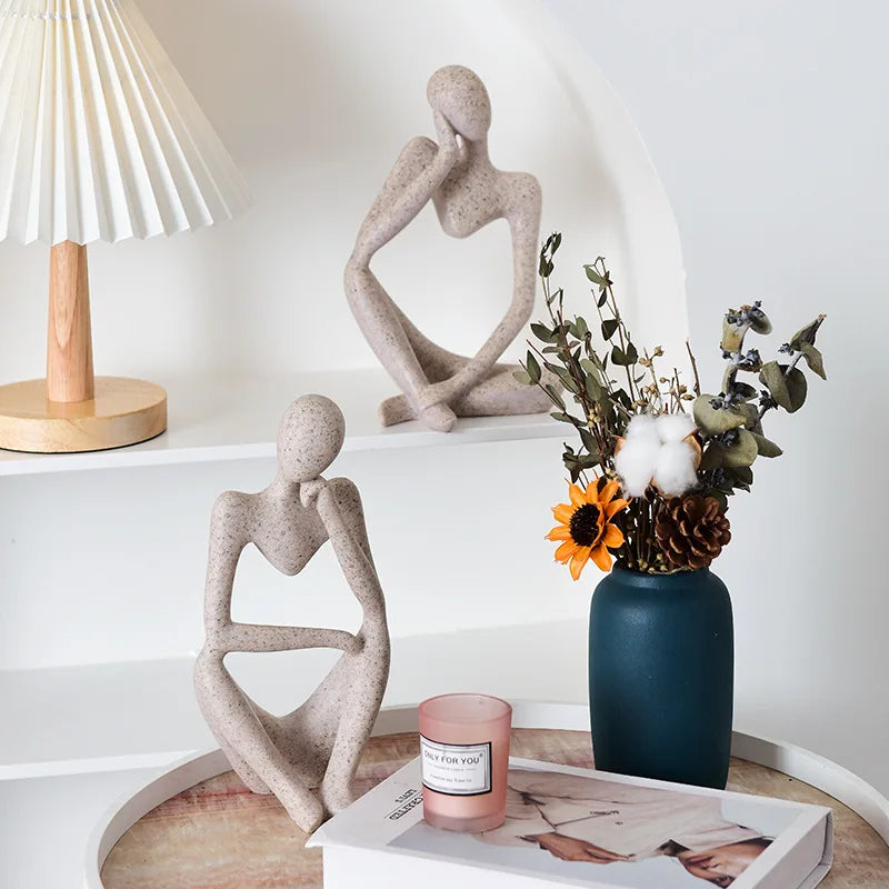 Vrouwelijke Sculptuur Abstracte Kunst voor Woondecoratie 4