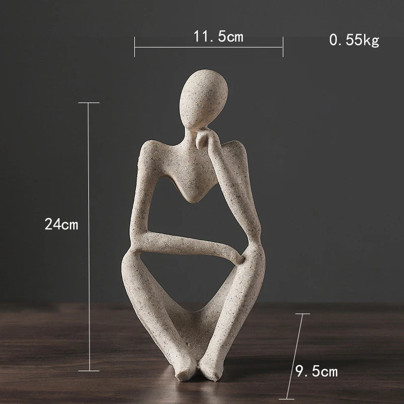 Vrouwelijke Sculptuur Abstracte Kunst voor Woondecoratie 8