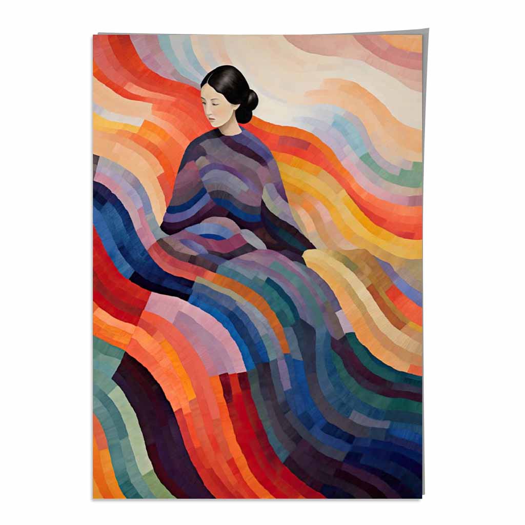 Vrouwen Abstract Surrealistisch Kunstwerk Print 0