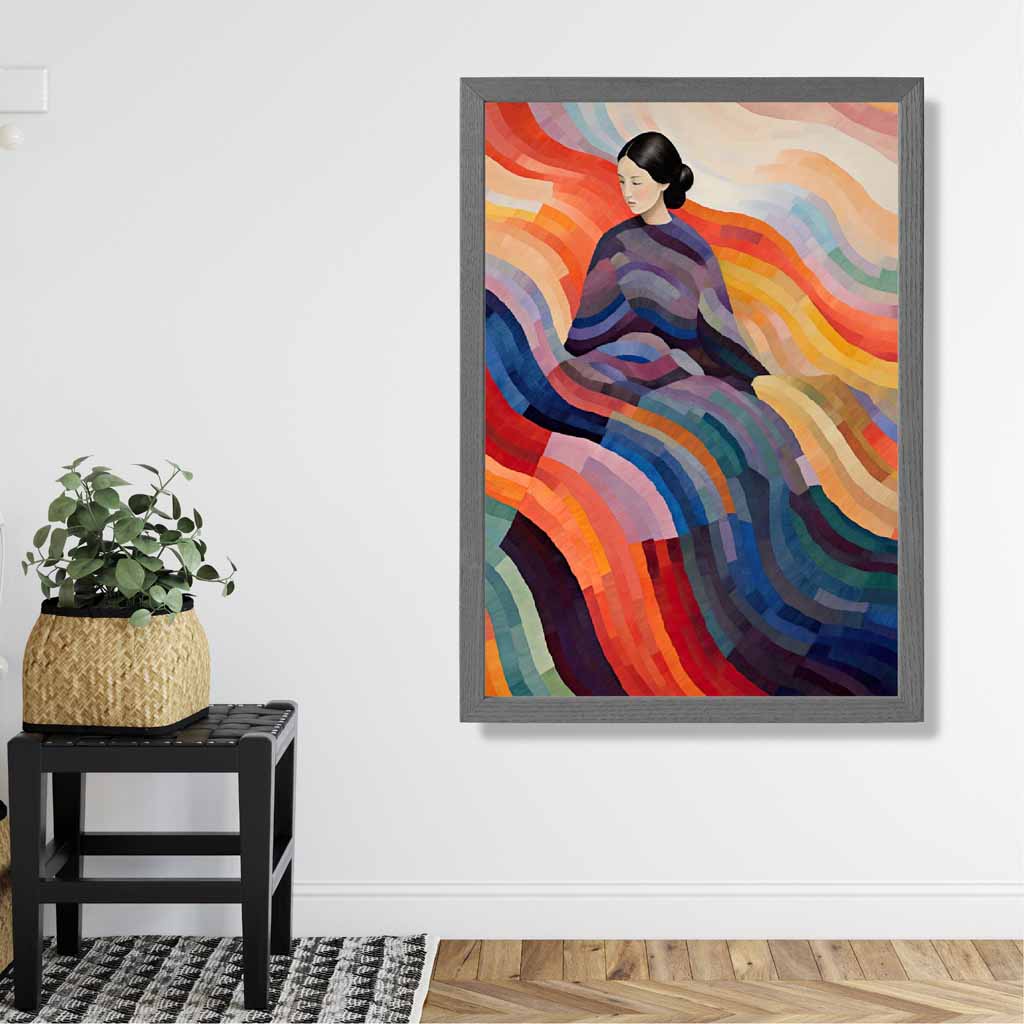 Vrouwen Abstract Surrealistisch Kunstwerk Print 2
