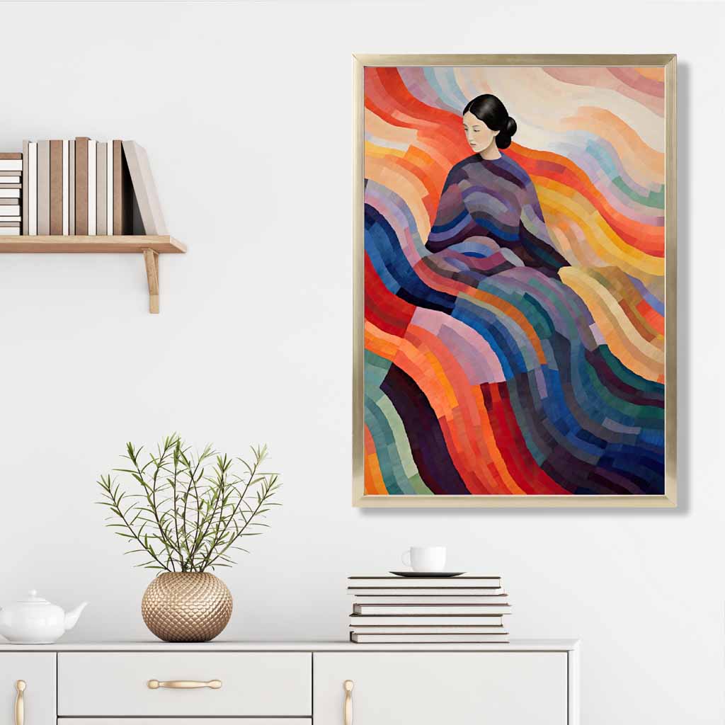 Vrouwen Abstract Surrealistisch Kunstwerk Print 3
