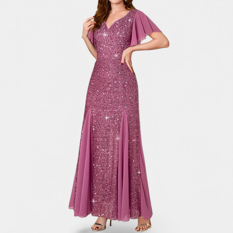 Vrouwen Avondjurk Met Hartvormige Halslijn Polyester 1