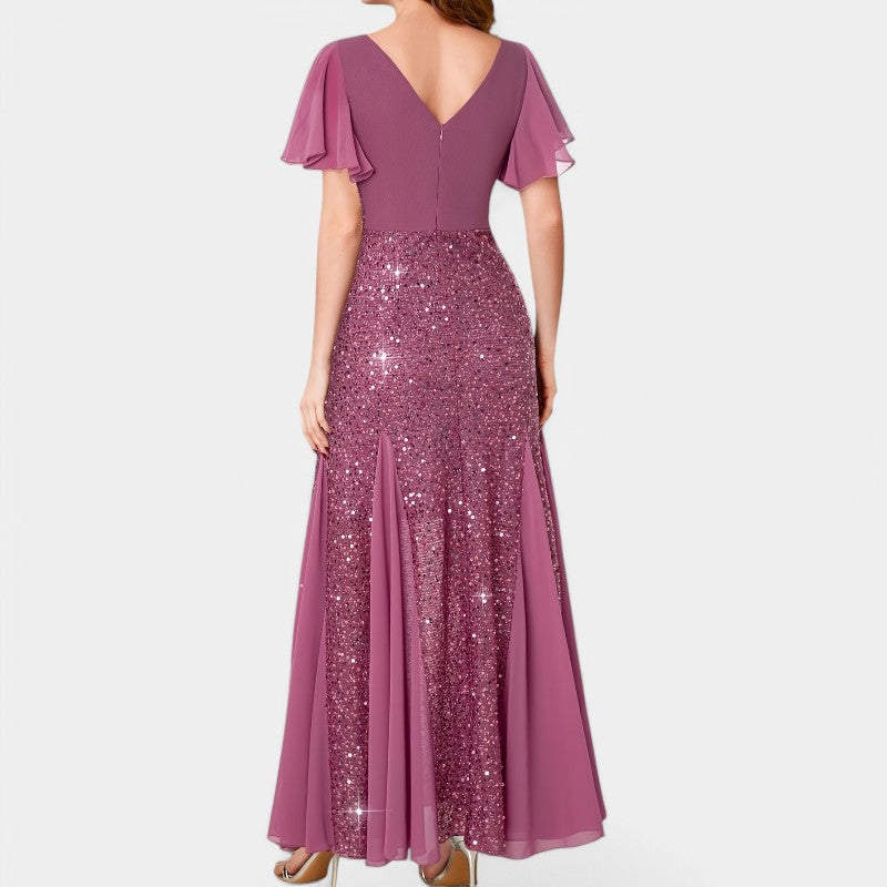 Vrouwen Avondjurk Met Hartvormige Halslijn Polyester 2