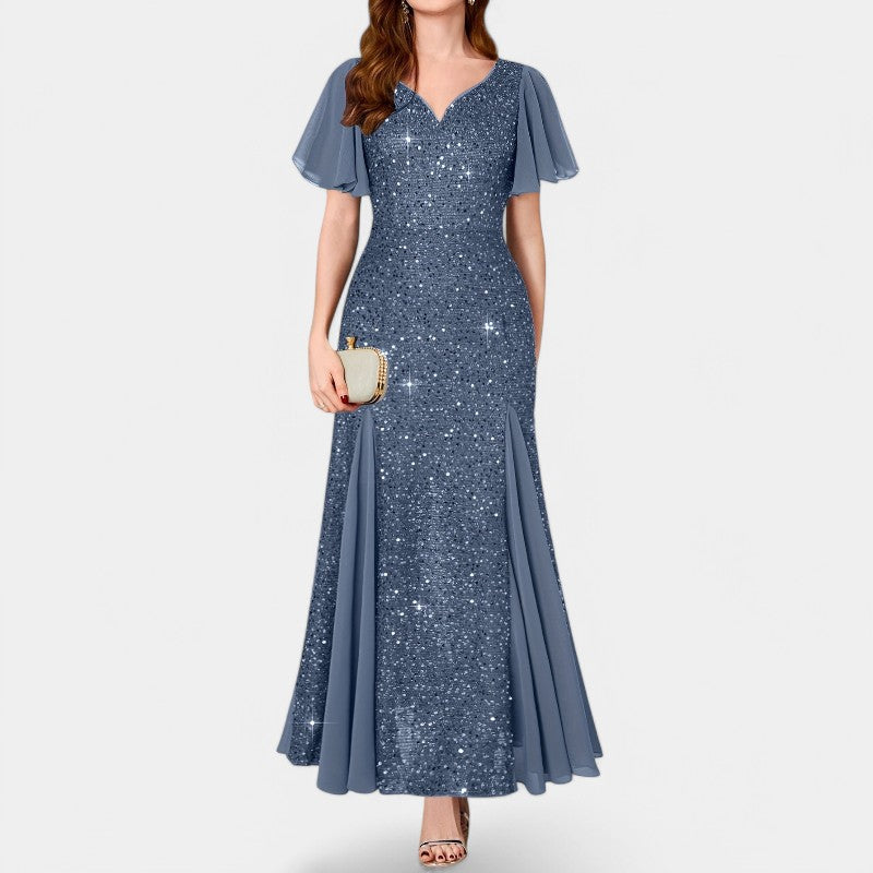 Vrouwen Avondjurk Met Hartvormige Halslijn Polyester 3