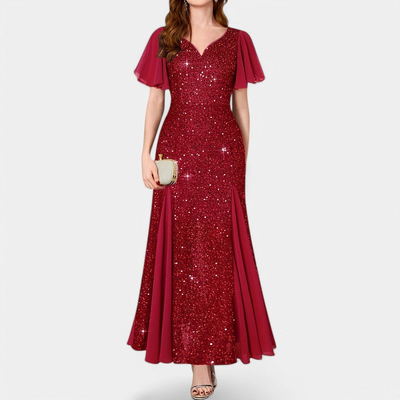 Vrouwen Avondjurk Met Hartvormige Halslijn Polyester 4