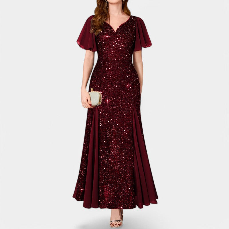 Vrouwen Avondjurk Met Hartvormige Halslijn Polyester 5