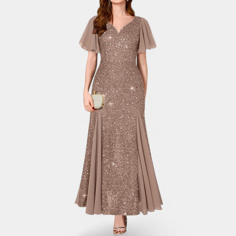 Vrouwen Avondjurk Met Hartvormige Halslijn Polyester 8
