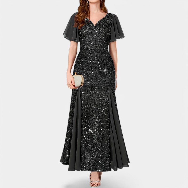 Vrouwen Avondjurk Met Hartvormige Halslijn Polyester 9