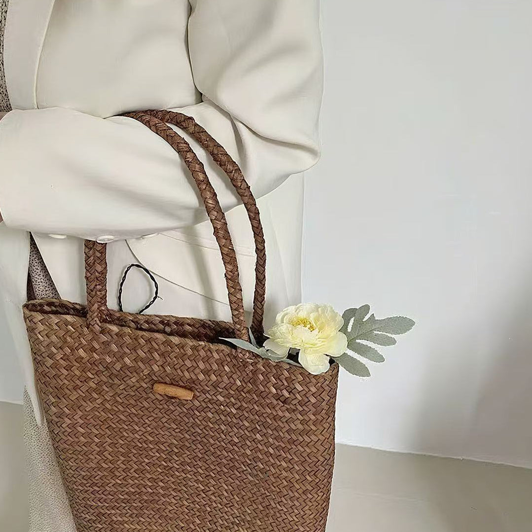 Vrouwen Handgemaakte Markt Tas Met Royale Afmetingen 2