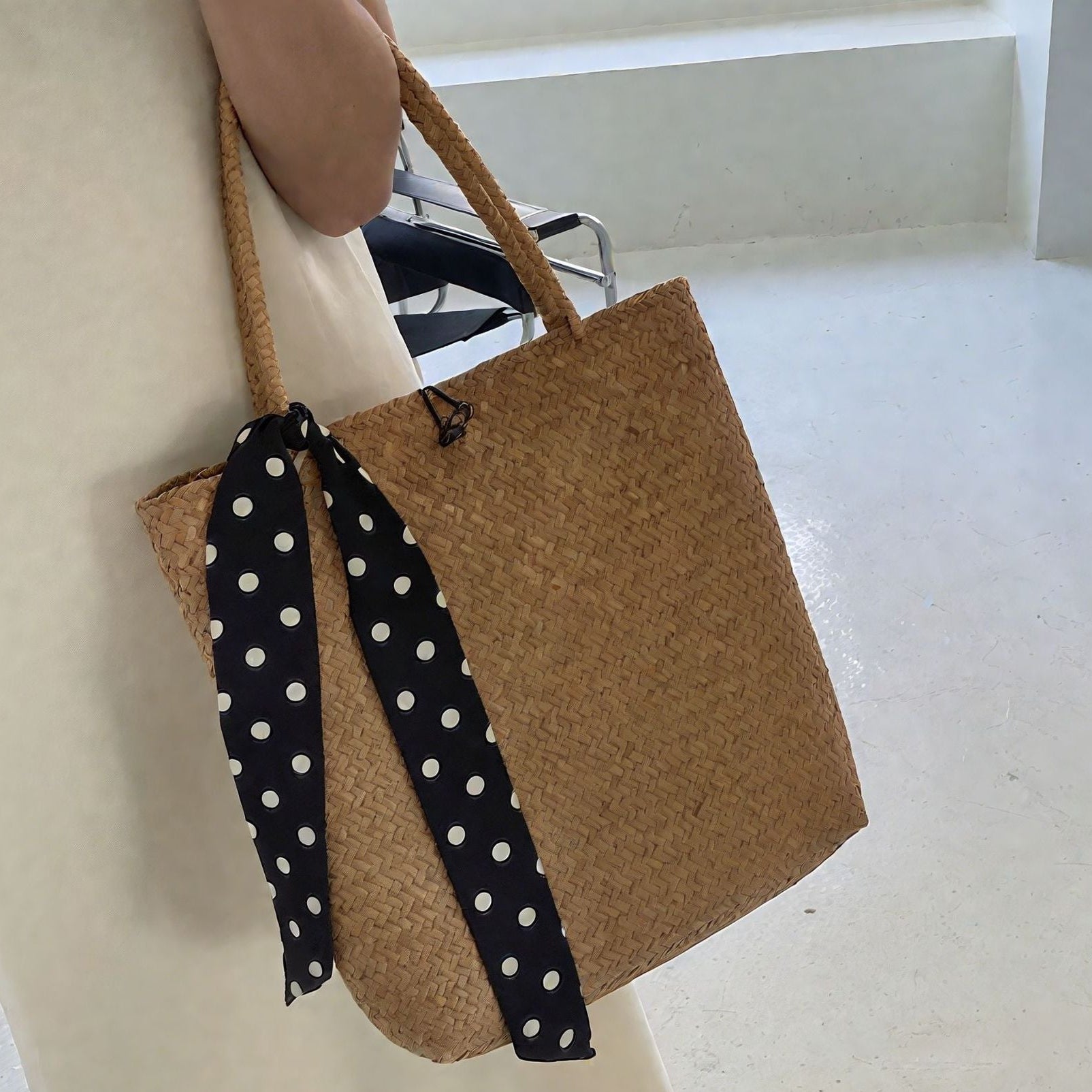 Vrouwen Handgemaakte Markt Tas Met Royale Afmetingen 4