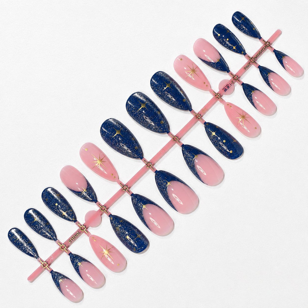 Vrouwen Kunstnagels Glanzend Design 4