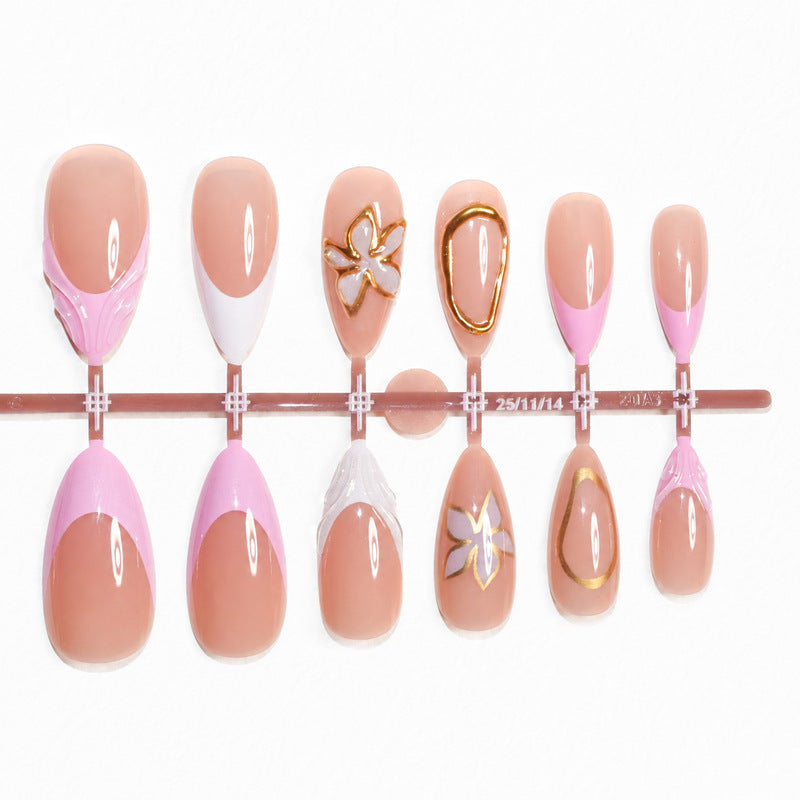 Vrouwen Kunstnagels Press-On Stijlvol Design 2