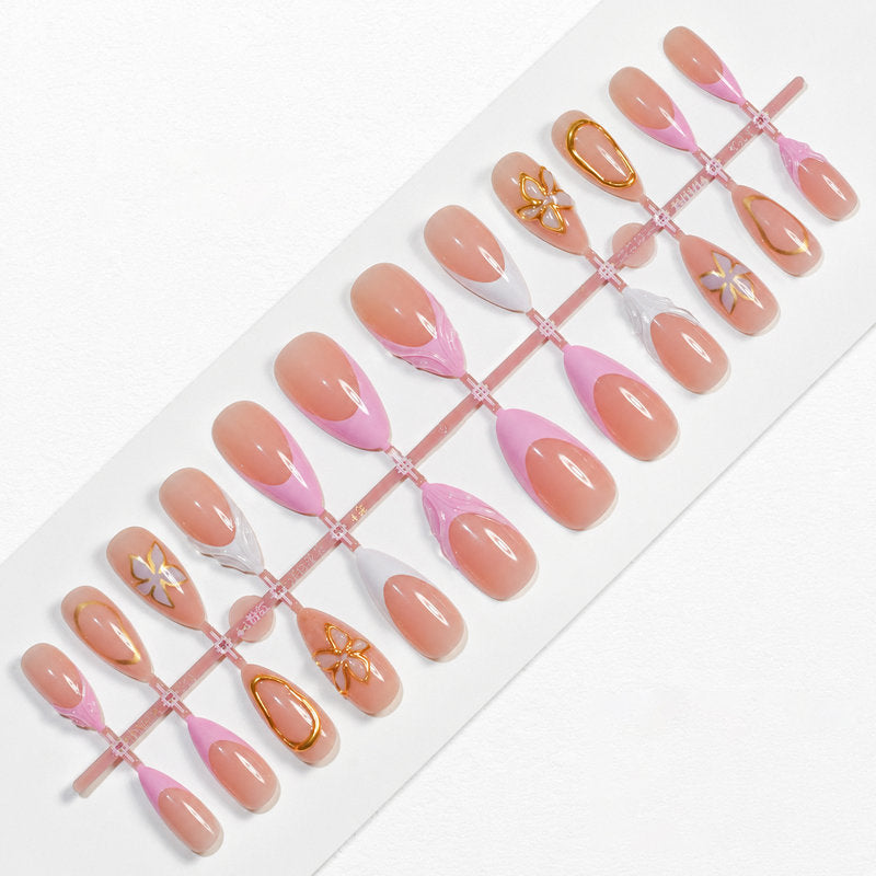 Vrouwen Kunstnagels Press-On Stijlvol Design 4