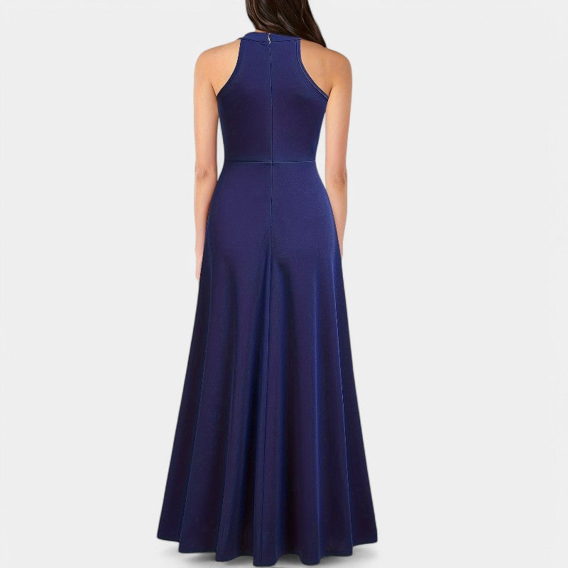Vrouwen Maxi Jurk Hoge Taille Met Split 2