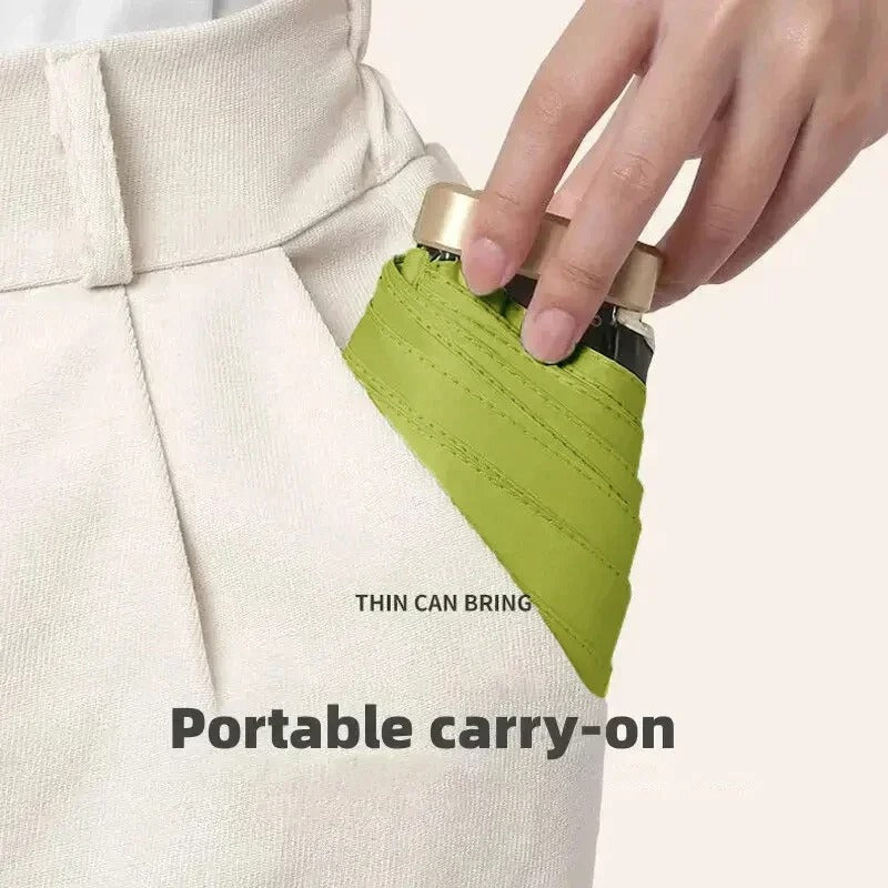 Vrouwen Mini Paraplu Opvouwbaar Compact 2