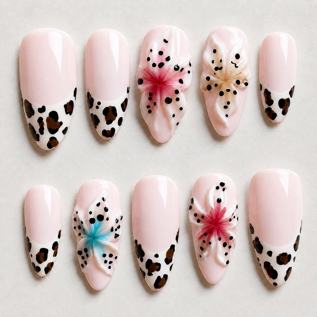 Vrouwen Nail Art Set Diverse Designs 5
