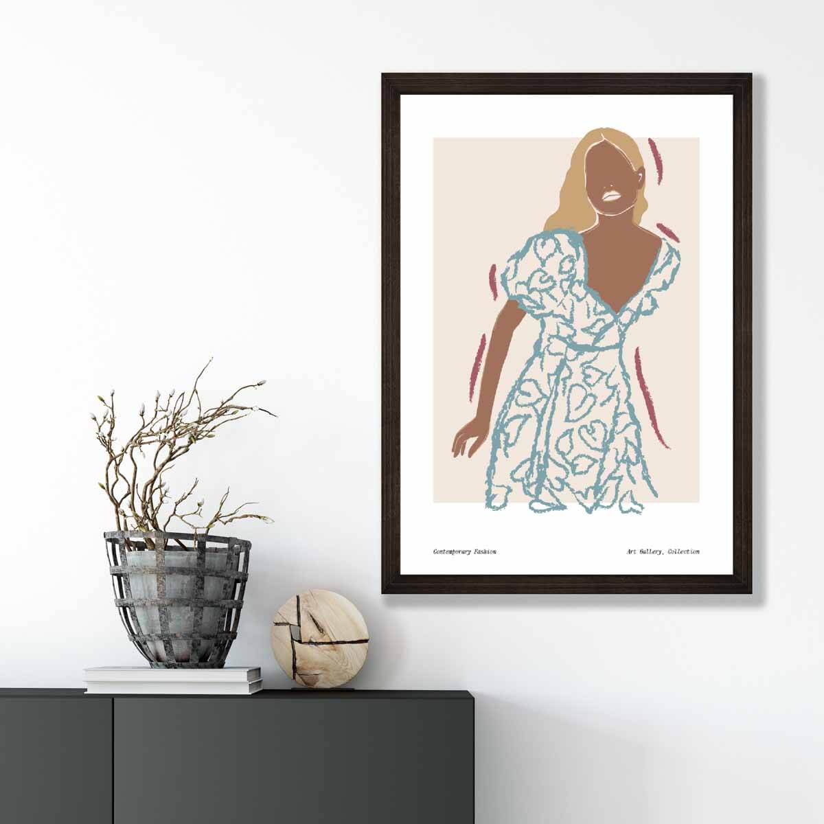 Vrouwen Poster Minimalistisch Design Modern Kunstwerk 3