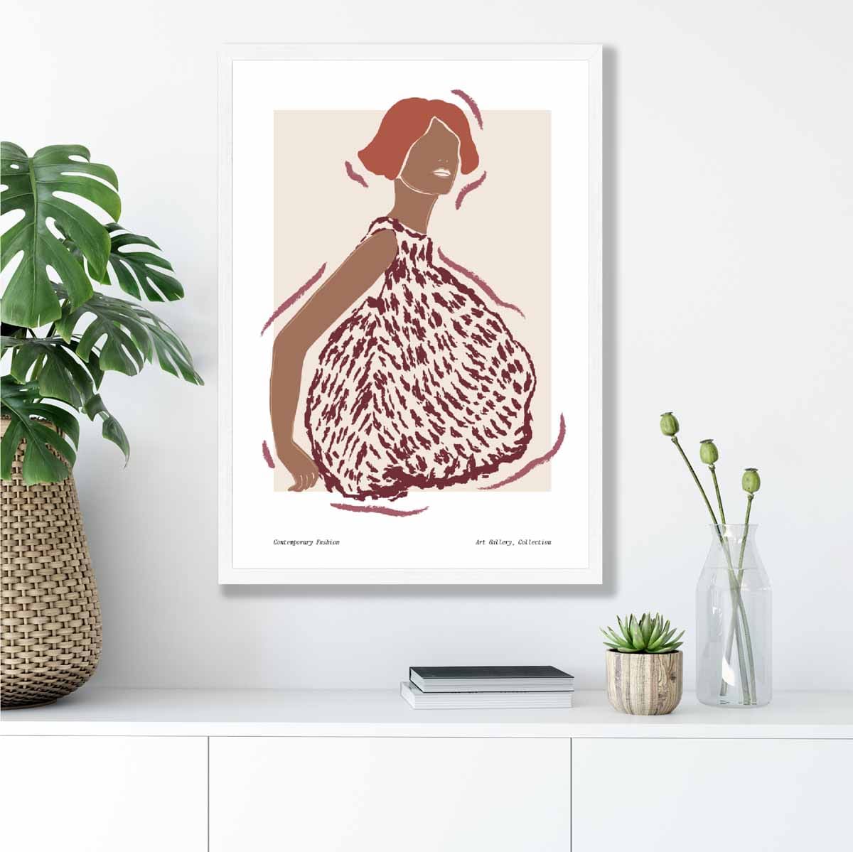 Vrouwen Poster Minimalistisch Modern Ontwerp voor Wanddecoratie 4