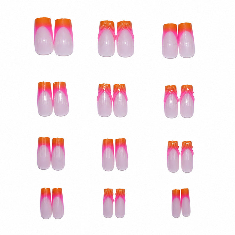 Vrouwen Press-On Nagels Bowlift Stijlvol Design 2