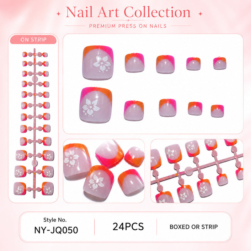 Vrouwen Press-On Nagels Bowlift Stijlvol Design 7