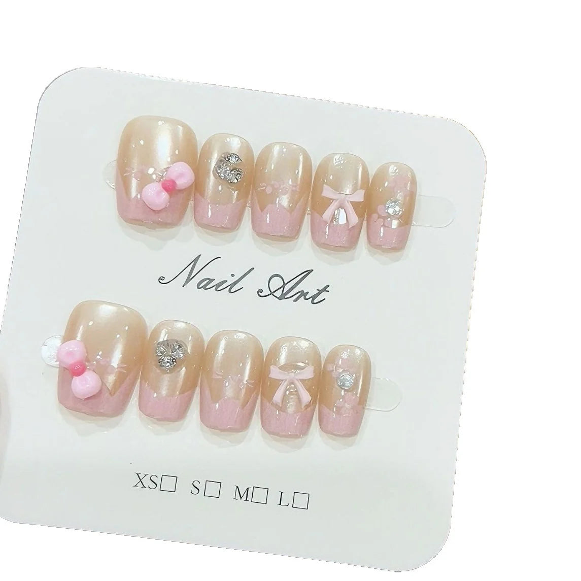Vrouwen Press-On Nagels Set Creatief Design 1