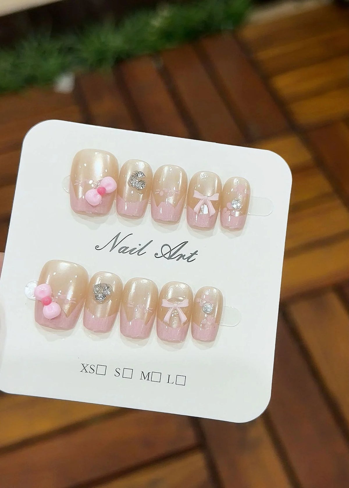 Vrouwen Press-On Nagels Set Creatief Design 2