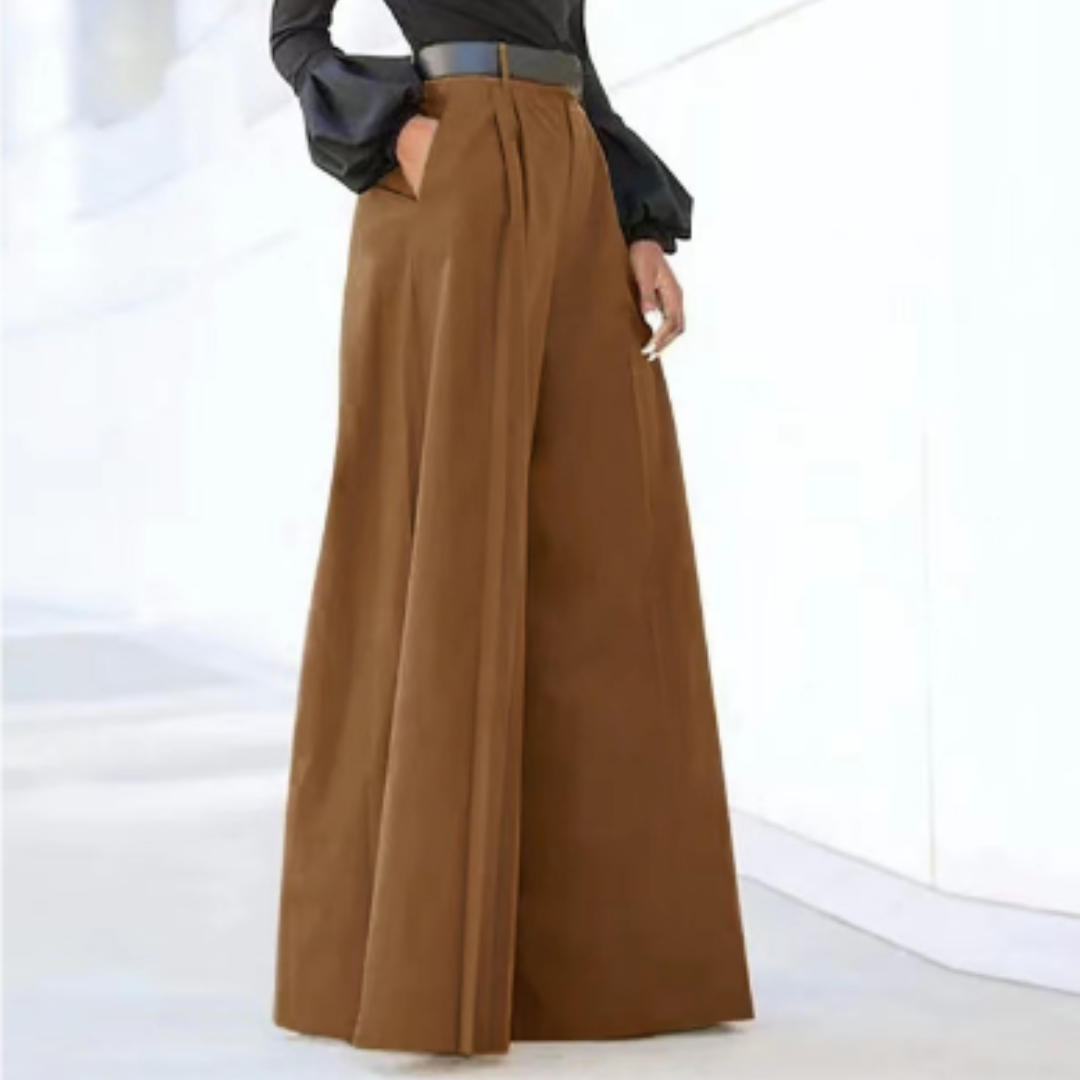 Vrouwen Wijde Pantalon Hoog Taille Stijlvol 4
