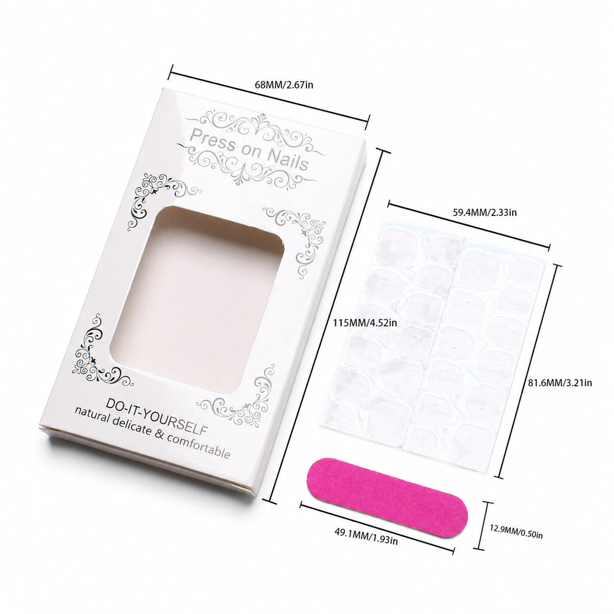 Vrouwen's DIY Kunstnagels Set Creatief Ontwerp voor Unieke Manicure 0