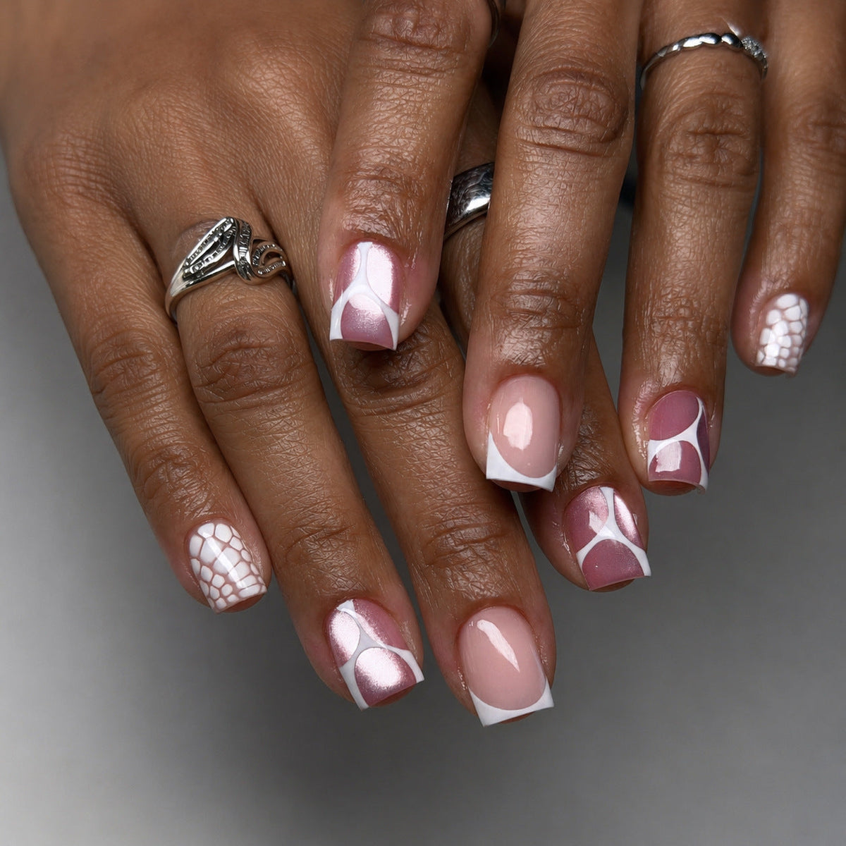 Vrouwen's DIY Kunstnagels Set Creatief Ontwerp voor Unieke Manicure 1