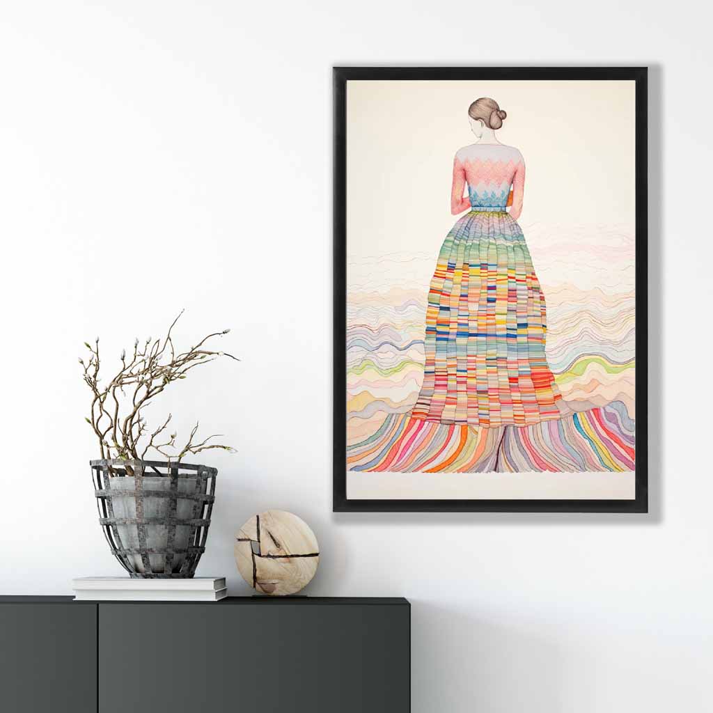 Vrouwenprint Abstracte Kunst Uniek Design voor Interieur 1
