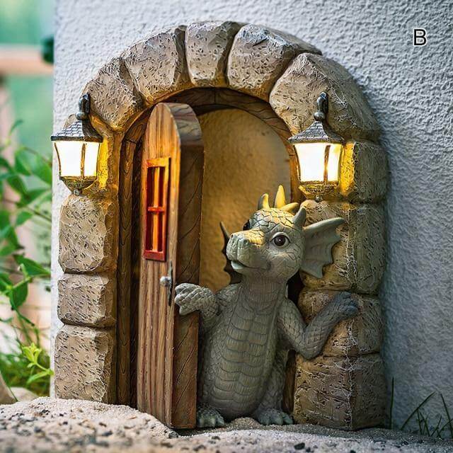 Wanddecoratie Tuindraak Sculptuur Voor Buitenruimte 2