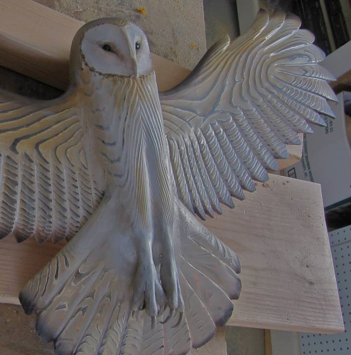 Wanddecoratie Uil Majestic voor Interieur 5