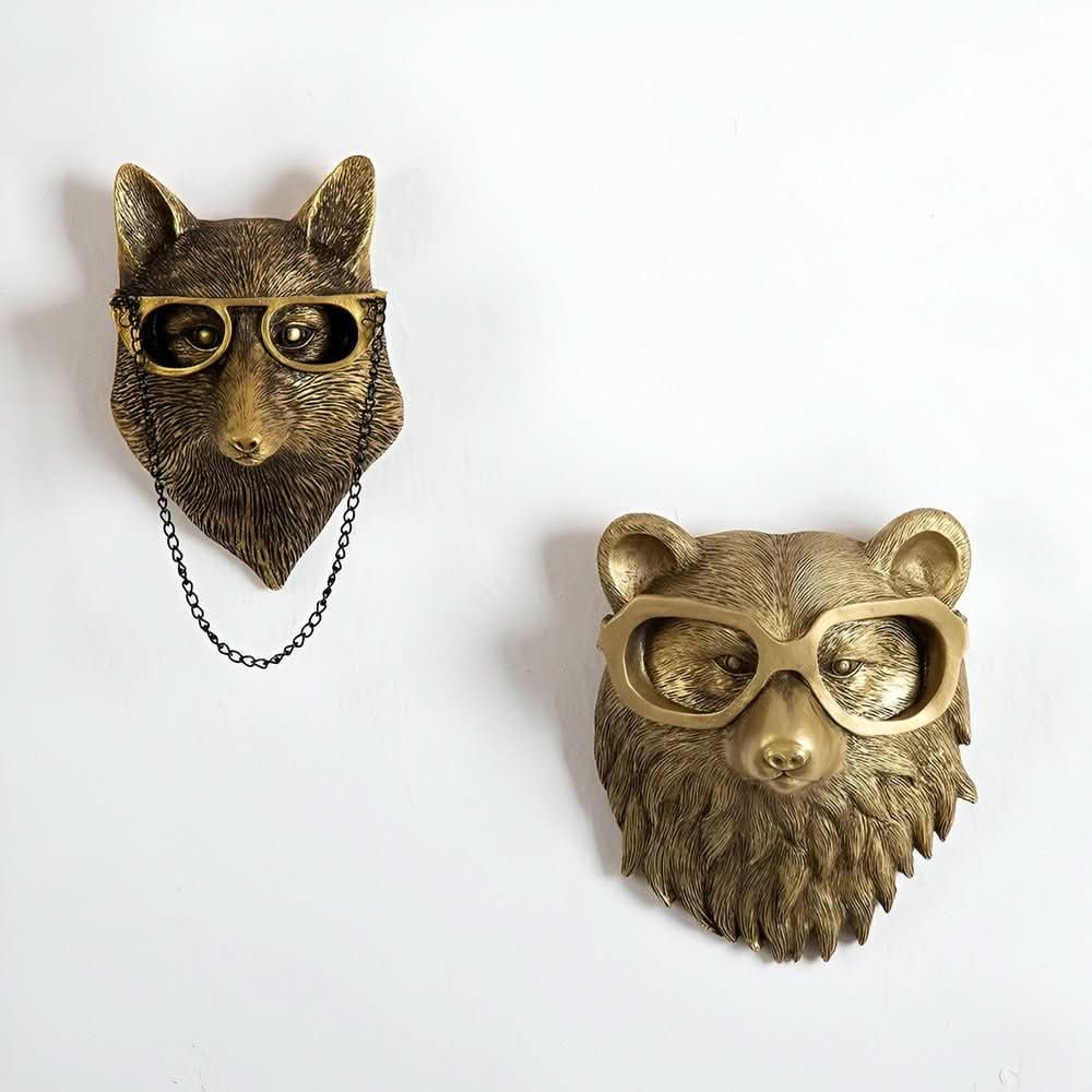 Wandhaak Dierenvormen Handgemaakt Decoratief Accent 5