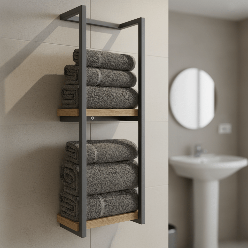 Wandhanddoekhouder Modern Minimalistisch Design 0