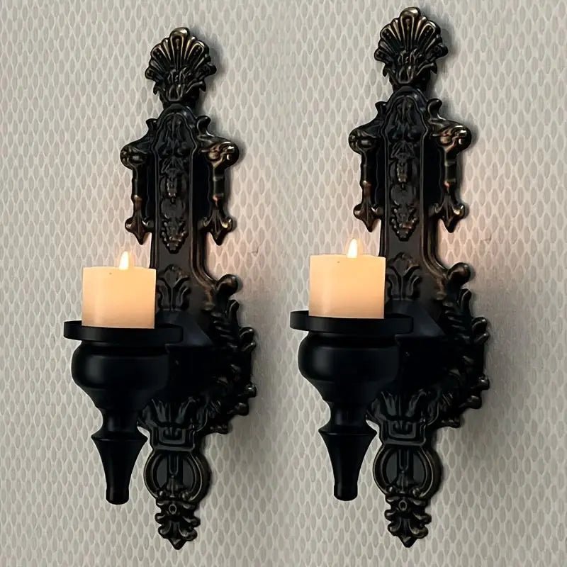 Wandkaarsenhouder Smeedijzer Tijdloos Design 8