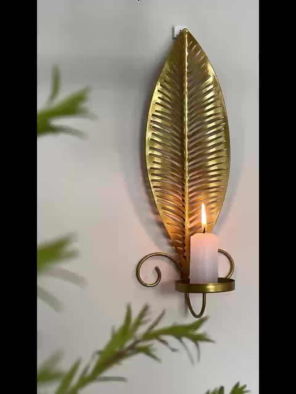 Wandkandelaars Bladmotief Modern Scandinavisch Design 7