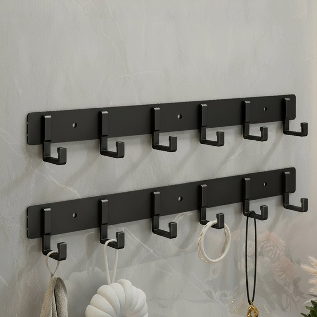 Wandkapstok met Zwarte Haken voor Modern Wonen 18