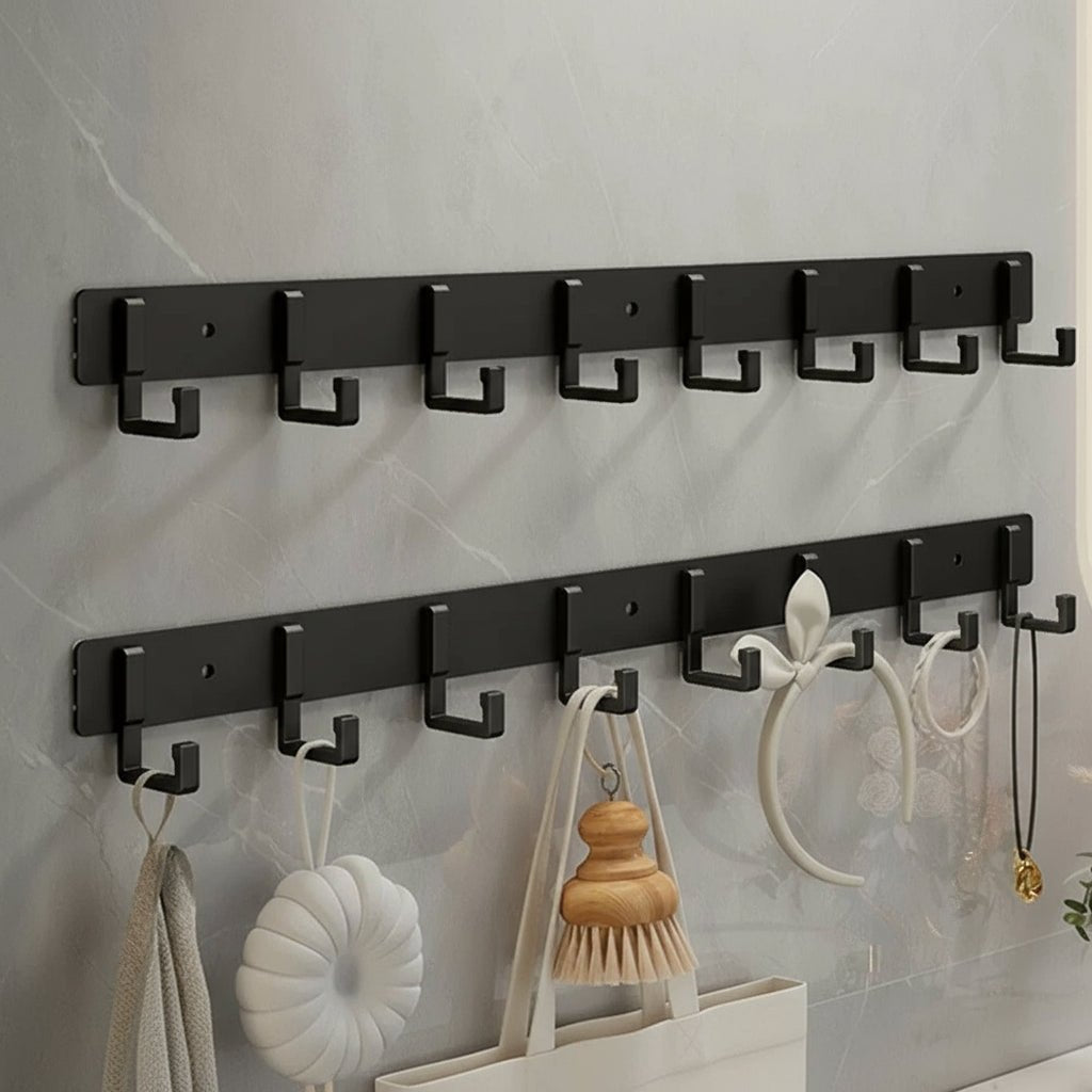 Wandkapstok met Zwarte Haken voor Modern Wonen 19