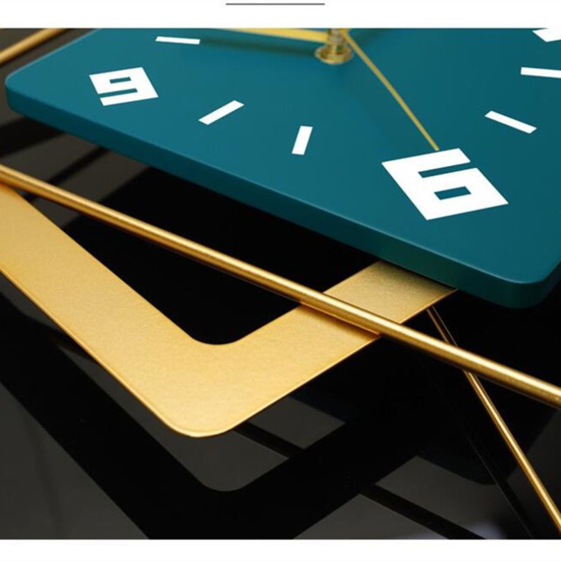 Wandklok Geometrisch Houten Design 3