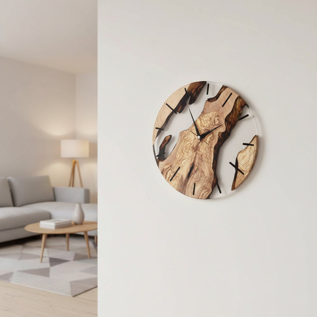Wandklok Scandinavisch Design Stille Kwartsbeweging 3