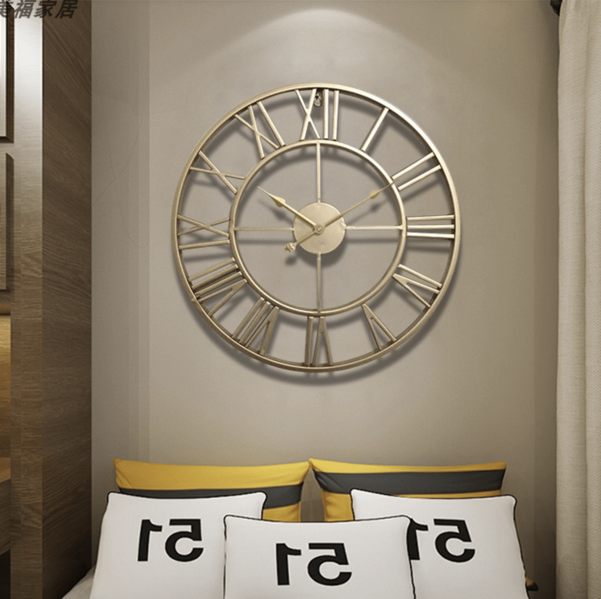 Wandklok Skelet Design voor Thuis en Kantoor 3