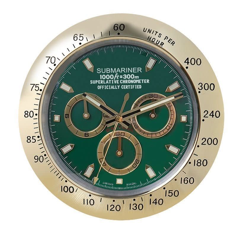 Wandklok Stille Design met Lichtgevende Wijzers 7