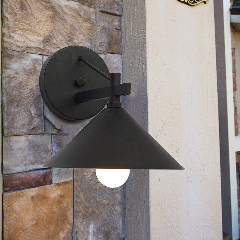 Wandlamp Buiten Kegel Industriële Stijl 1