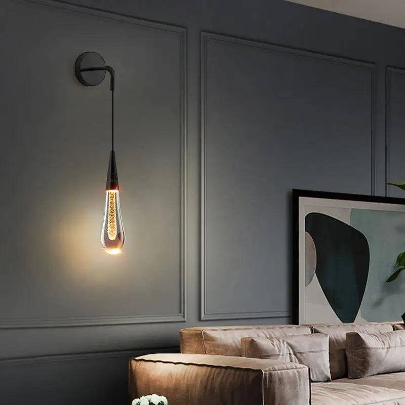 Wandlamp Druppelvorm Warm Wit Licht 2