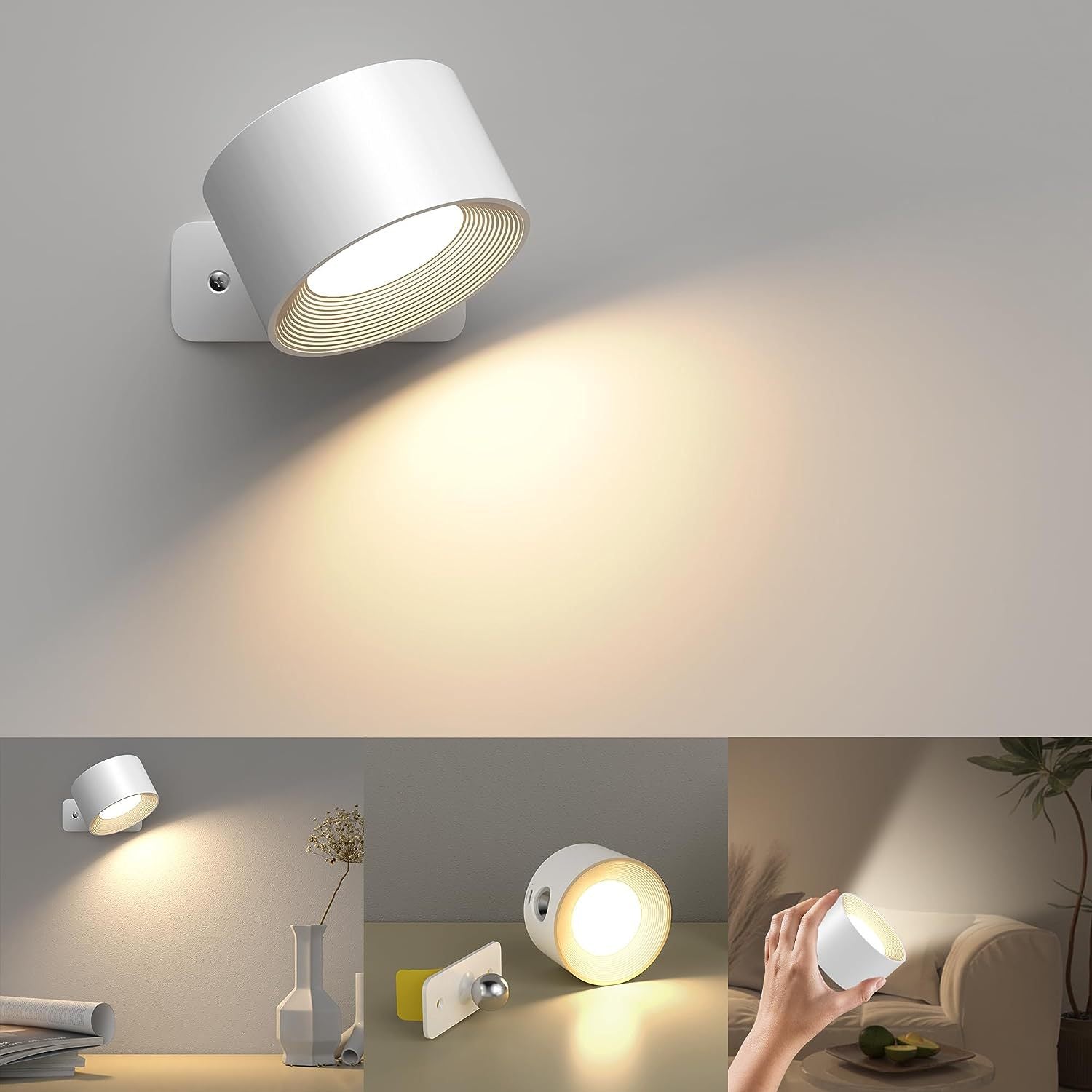 Wandlamp LED 360° Rotatie Modern 1