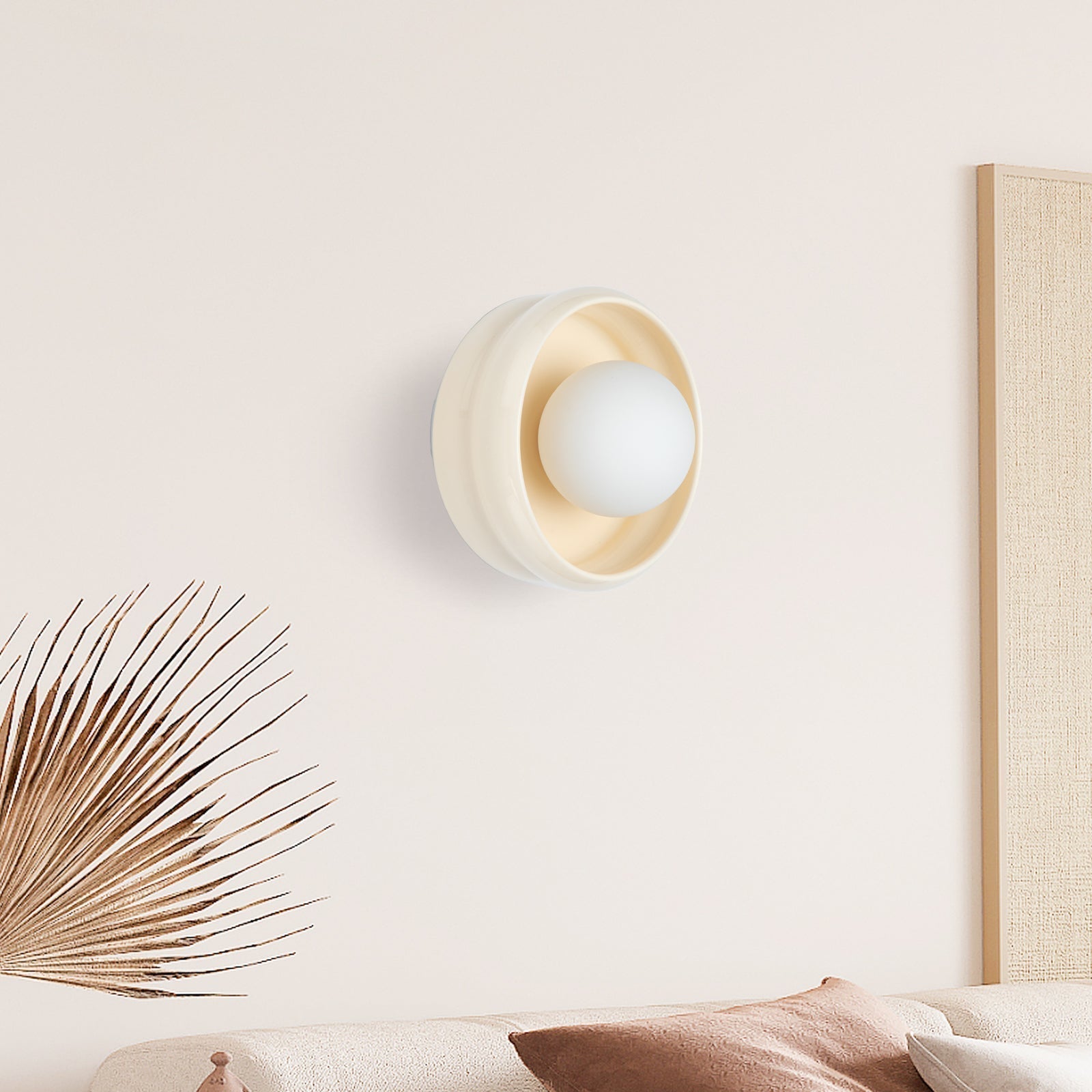 Wandlamp Ronde Keramische Stijl 4