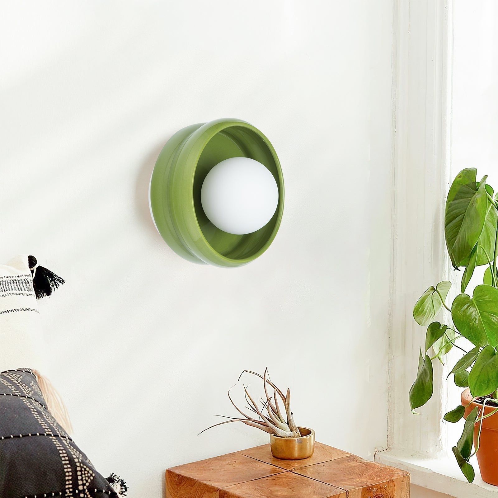 Wandlamp Ronde Keramische Stijl 8