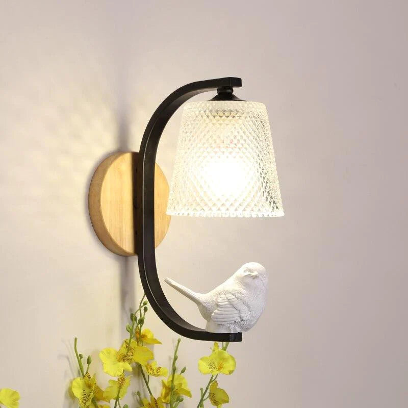 Wandlamp Vogellamp Rustiek Ontwerp voor Binnengebruik 0
